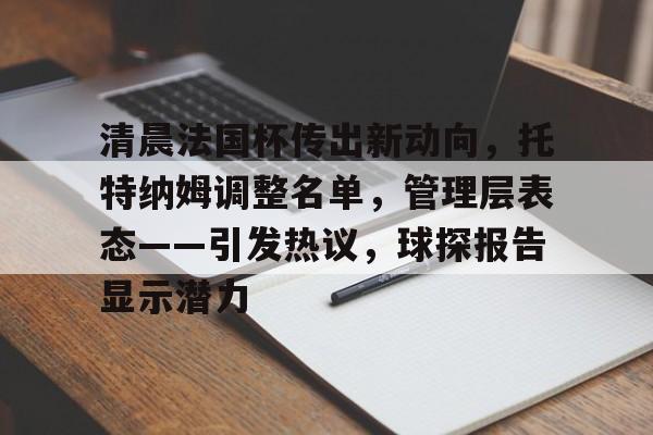 关于清晨法国杯传出新动向，托特纳姆调整名单，管理层表态——引发热议，球探报告显示潜力的信息